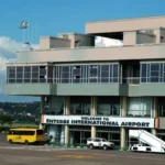 Entebbe International Airport.